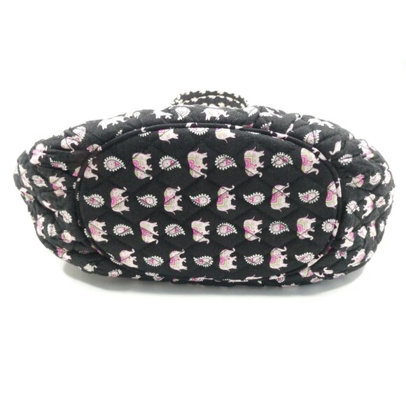 Vera Bradley Glenna Pink Elephants Shoulder Bag - Picture 3 of 10
